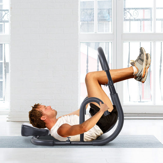Soozier Abdominal Abs Crunch Equipment Fitness Roller Machine Trainer